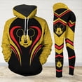 thumbnail image 4 of Sudadera con capucha de Mickey personalizable para mujer, conjunto de pantalones de chándal de Yoga de Mickey, Leggings de Yoga de Disney, chándal de moda, 4 of 4
