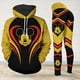 thumbnail image 1 of Sudadera con capucha de Mickey personalizable para mujer, conjunto de pantalones de chándal de Yoga de Mickey, Leggings de Yoga de Disney, chándal de moda, 1 of 3