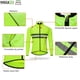 thumbnail image 4 of WOSAWE - Chaqueta cortavientos ultraligera para ciclismo, reflectante, para hombre, resistente al viento, para bicicleta de montaña, para correr, 4 of 5