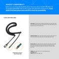 thumbnail image 2 of Cable adaptador de auriculares IPD U10P-S en la parte inferior para teléfonos IP Yealink, Snom, Grandstream y LG, 2 of 3