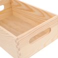 thumbnail image 3 of HLONK Wood Organizer Box Desktop Crate Wood Storage Tool Crate Box Storage Box Wood Tool Storage Crate Box Small Wooden Box Wood Storage Box, 3 of 8