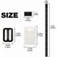 thumbnail image 2 of 8 Pieces Swimming Pool Cover Reel Straps and Reel Mounting Clips for Pool Solar Cover Reel for In-Ground Pool Reel Solar Tube, 2 of 4