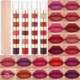 thumbnail image 2 of 5 In1 Matte Lipstick Kit Combo Strip Velvet Sexy Red Lip Tint Non-stick Cup Lip Gloss Lip Oil Makeup Lips Cosmetic Set Wholesale, 2 of 5