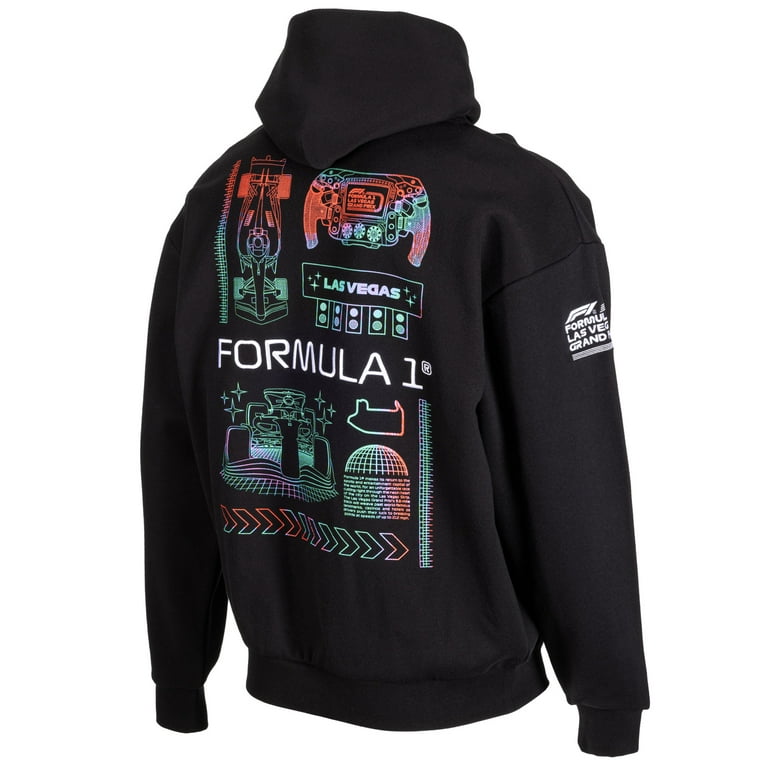 Unisex Black Formula 2024 Las Vegas Grand Prix Steering Pullover