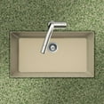 thumbnail image 4 of Houzer  Quartztone Series Composite Granite Undermount Large Single Bowl Kitchen Sink, Mocha, 4 of 7