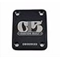 thumbnail image 3 of "Custom Built" Engraved Guitar Neck Plate - Standard 4 Bolt Style - Chrome, Gold or Black, 3 of 4