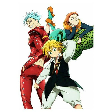 Akoada Anime The Seven Deadly Sins Home Decor Mini Poster 42 29 7cm The Seven Deadly Sins Walmart Com