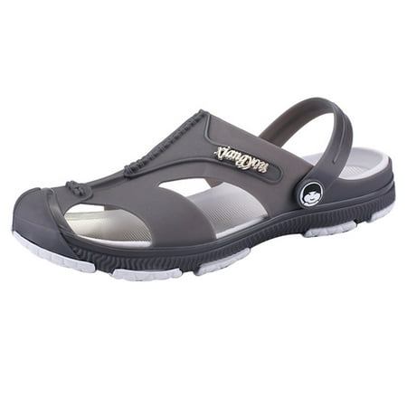Men Outdoor Sandals Breathable Summer Beach Shoes Anti-Slip Comfortable ...