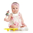 thumbnail image 4 of Bangcool 8PCS Infant Rattle Developmental Wood Handle 10-Bell Hand Bell Percussion Toy, 4 of 10