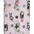 thumbnail image 6 of Disney Nightmare Before Christmas Baby Girls' 2-Pack Footed Sleep N' Play Coveralls Nightmare Purple, 6 of 7