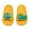 Yellow, variant on RUTAYY Children Boys Slippers Home Indoor Anti-Slip Colorful Dinosaur Print Flip-Flops Lightweight And Comfortable Slippers, Blue, 11-12 Years