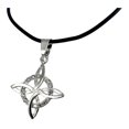 thumbnail image 3 of JOYARIS Collar Caucho Ajustable Nudo Bruja Plano Piedra Plata 925 DM-0000665, 3 of 4