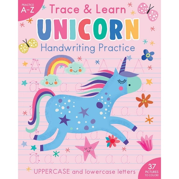 Iseek Trace & Learn Handwriting Practice: Unicorn, (Paperback)
