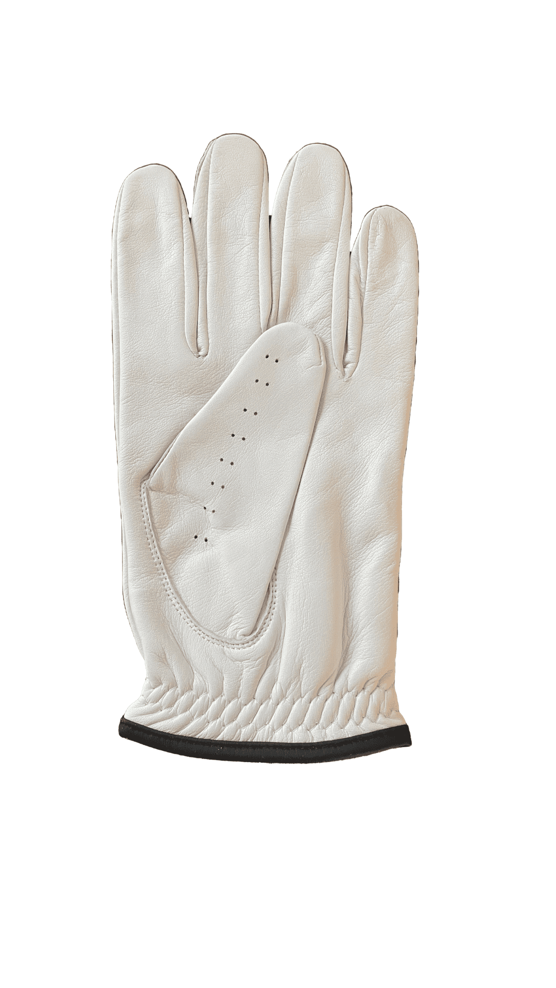 3 Pack White Mens RH Cabretta Leather Golf Gloves
