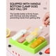 thumbnail image 5 of Bandejas con tapa | Moldes redondos de hielo fáciles de abrir para refrigerador | Máquina pequeña para hacer refrescos, jugos y cócteles | Juego de 1, 5 of 5