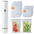 thumbnail image 1 of [2025 New Version] Kulukulu Vacuum Sealer Set, Portable Vacuum Sealer Machine for Food Storage and Sous Vide + 30 Reusable Vacuum Seal Bags(15 Medium, 1 of 7