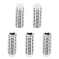 thumbnail image 1 of Unique Bargains M4x10mm Vis de Goujon Hexagonal en Nylon Antidérapant Ensemble de Vis Matériel de Disque Hexagonal Interne 5 Pack, 1 of 5