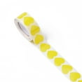 thumbnail image 3 of 2 Roll Heart Paper Stickers Adhesive Labels Roll Stickers Gift Tag for Envelopes Party Presents Decoration Yellow 25x24x0.1mm 500pcs/roll, 3 of 4