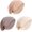 Beige+pink+brown, variant on 3 Pcs Muslim Inner Hijab Caps Women Solid Color Under Hijab Caps Stretchy Breathable Full Cover Undercap Tube Bonnet