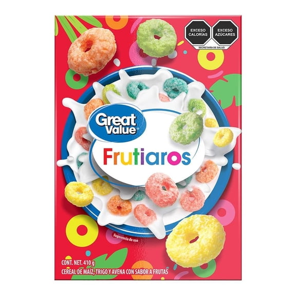 Cereal Great Value Fruti Aros 410g