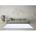 thumbnail image 3 of Ahgly Company Indoor Round Solid Blue Modern Area Rugs, 8' Round, 3 of 4