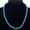 blue turquoise, variant on 3pcs natural gemstone beads necklace 6mm jasper jade agate quartz amethyst-hematite