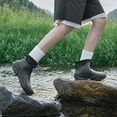thumbnail image 4 of Dsscvnef Bottes de Pluie pour Femmes en Daim Pointu pour Automne Hiver Chaudes Confortables Décontractées Mode, 4 of 9