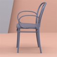 thumbnail image 7 of Pemberly Row Contemporary XL Resin Outdoor Arm Chair Dark Gray, 7 of 7
