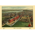 thumbnail image 2 of Walker 32x23 White Modern Wood Framed Museum Art Print Titled - Boston Massachusetts - Walker 1902, 2 of 4