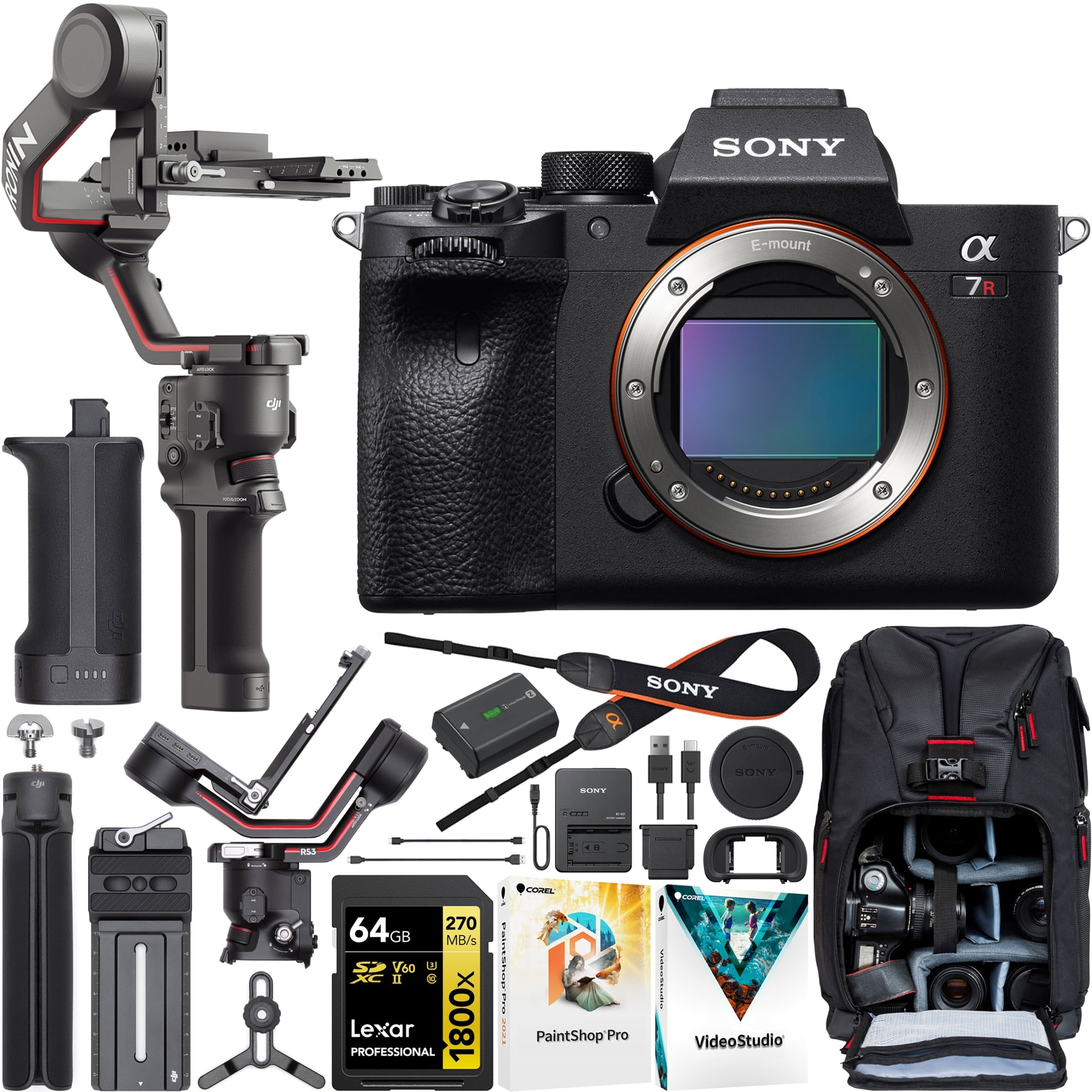 Sony a7R IV Full Frame Mirrorless Camera Body ILCE7RM4A/B Filmmaker's