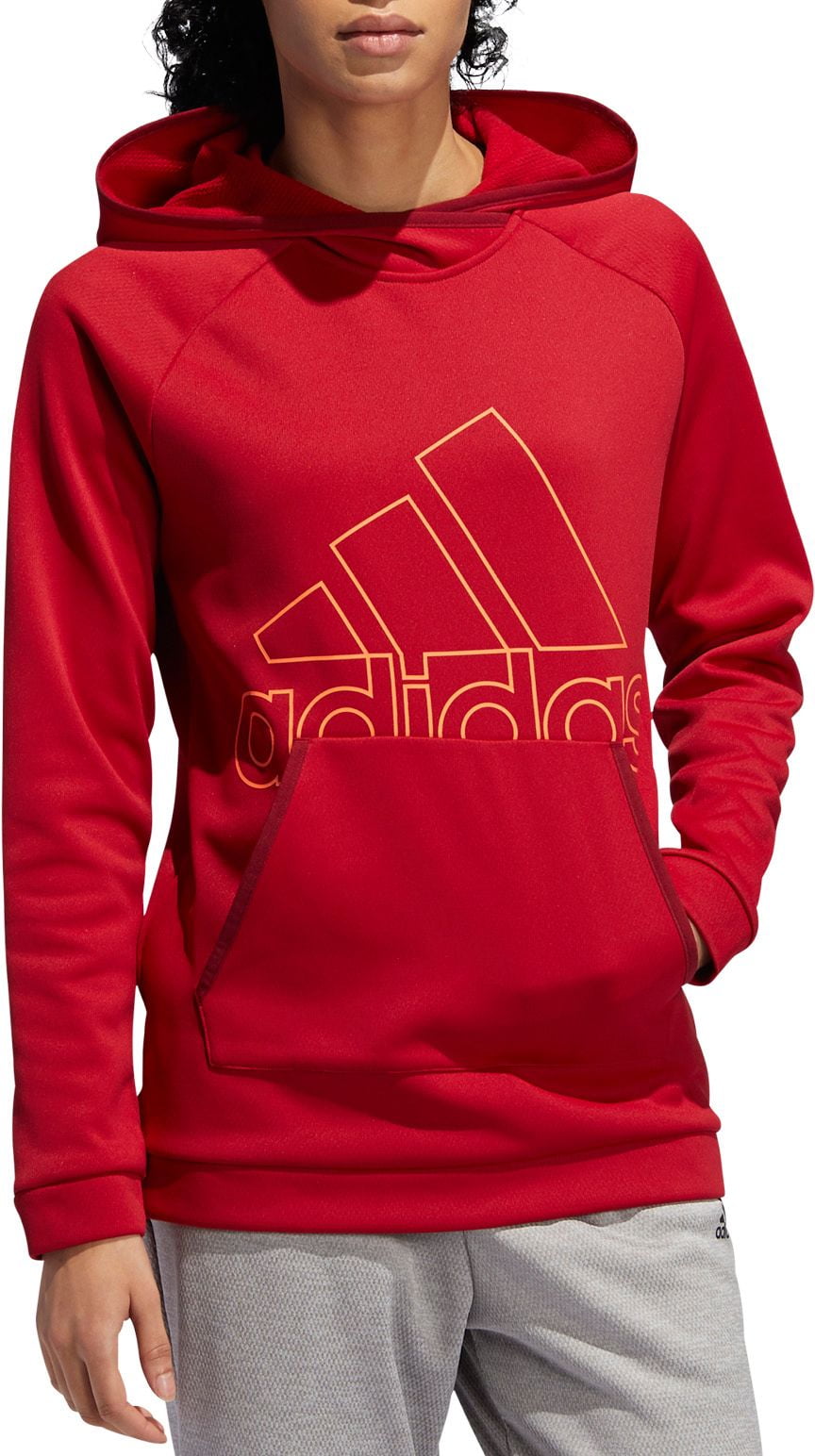 women's adidas team issue badge of sport hoodie