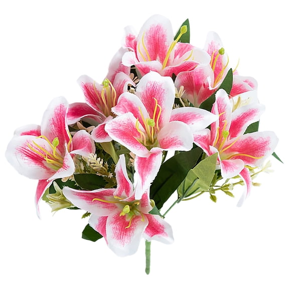 Artificial Flowers, Realistic Fake Silk Flowers, Faux Floral Stems for Home Decor, Wedding, Party, Office & Table Centerpieces