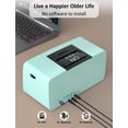 thumbnail image 4 of Simple Music Player for Dementia Elderly Seniors Easy MP3 Player as Alzheimers Dementia Visually Impaired Patients Product Gift One-Touch Controls ON/Off Retro Music Box (Cyan), 4 of 7