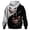 White, variant on Rebaike Yin Yang Inspired Hoodie for Men Women, Black White Duality Monster Grin Graphic Pullover, Creepy Smile Gothic Streetwear Sweatshirt, Light and Dark Abstract Hooded Top 