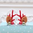thumbnail image 4 of Dserhfy 1 Pair Christmas Reindeer Antler Hair Clip Cute Elk Santa Claus Hairpin for Women Girls Children Princess Hair Accessories, 4 of 8