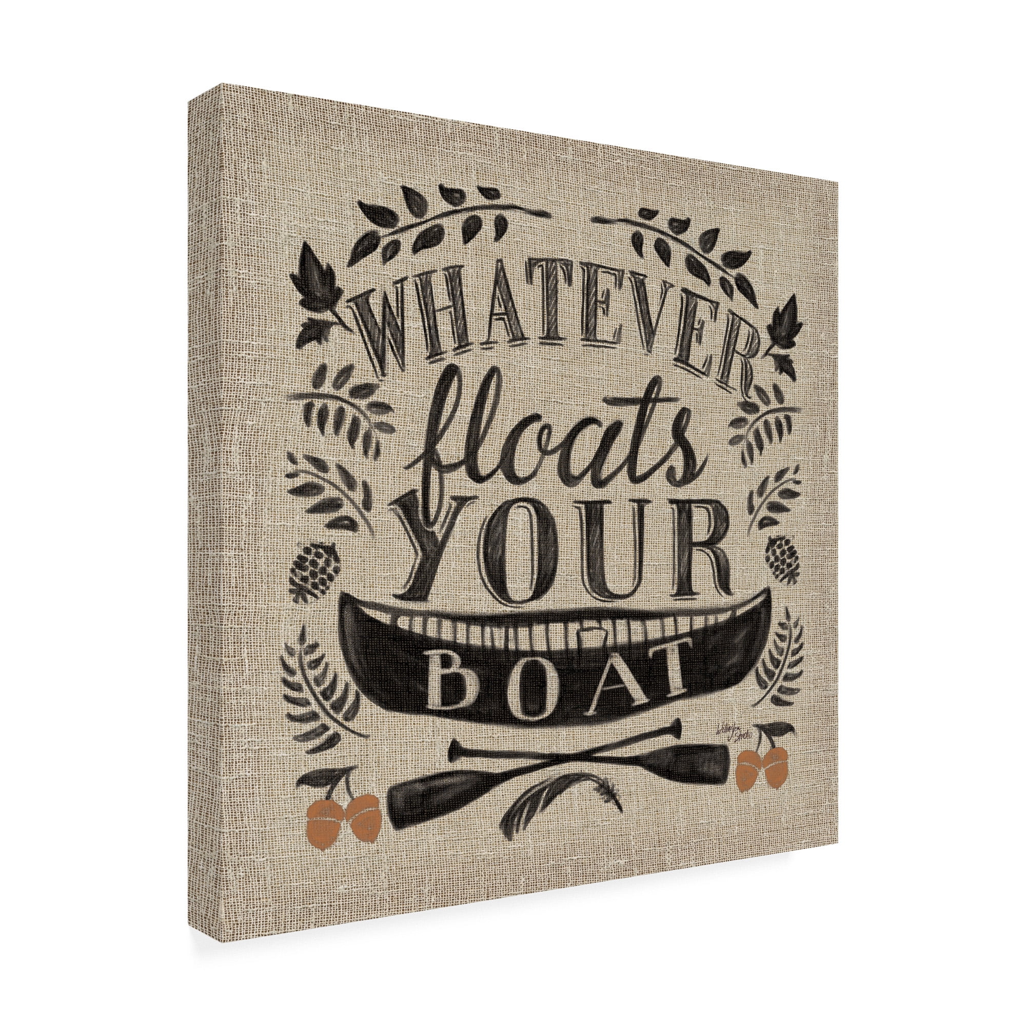 Trademark Fine Art 'Lake Life II Color' Canvas Art by Wellington Studio