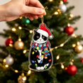 thumbnail image 5 of 2026 Christmas Home Party Decoration Cute Christmas Tree Decorations Flat Printed Acrylic Christmas Hanging Ornaments Lovely Pet Pendant For Xmas Party Home Indoor Holiday Decor, 5 of 8