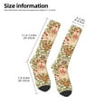 thumbnail image 2 of Rateoe Colorful Paisley Pattern Women’s Knee High Crew Socks,Trouser Socks Comfortable, Breathable, Moisture-Wicking and Soft, 2 of 6
