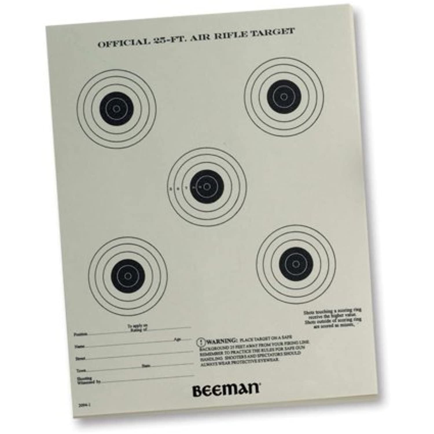 beeman paper targets walmart com