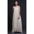 thumbnail image 3 of Bimba White5 Floral Leaves & Magnolia Printed Nightwear For Women Long Spaghetti Strap Maxi Dress Sleepwear Gown XX-Grand, 3 of 5