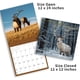 thumbnail image 4 of Calendario de Pared 2026, Calendario 2025-2026, Calendario de Pared Mensual Elafurus davidianus, Abierto de 12" x 24", Calendario de Planificación Familiar, Organizador para el Hogar y la Oficina, Colgante, 4 of 6