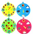 thumbnail image 1 of Kid Montessori Toys Felt Finger Numbers Math Toy Children Counting Early Learning For Toddlers Intelligence Develop 26*26cmBChina He Qiyong unisex, 1 of 1