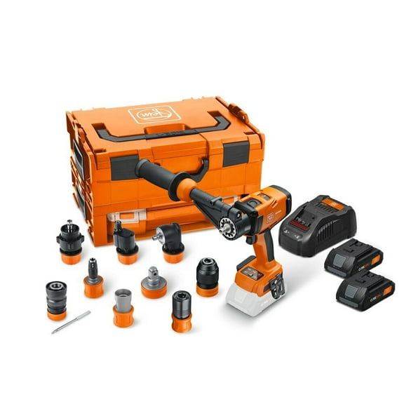 Fein 18V Ascm18-4 Qmp As High Torque Quickin Top Set Cordless Hammer Drill/driver Kit