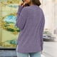 thumbnail image 4 of HongQid Long Sleeve Shirts for Women Tunic Trendy Casual Round Neck Tops Lightweight Sweaters, 4 of 7