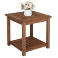 thumbnail image 3 of Tcbosik Outdoor Square Side Table, Oversize Adirondack Side Table, All-Weather, Indoor Outdoor Patio Poolside End Table, Carbonized Color, 3 of 8