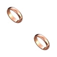 thumbnail image 1 of Anillo de fiesta de boda Sonducket para hombre y mujer aleación Oro rosa Talla 4 2piezas, 1 of 6