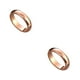thumbnail image 4 of Anillo de ceremonia de banquete Sonducket para hombres y mujeres joyería de decoración Oro rosa Talla 6 2Conjunto, 4 of 6