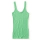 thumbnail image 2 of Camiseta de tirantes Aeropostale para mujer ultrasuave verde talla XS, 2 of 2