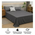 thumbnail image 6 of JoyMoreHome Flat Sheet 90.55x 59 Inch, Soft, Breathable & Cooling, Easy-Care, Easy-Fit, 6 of 6