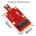thumbnail image 4 of Tarjeta Vertical Convertidora M2 una Mini PCIE con Ranura para Tarjeta NANO SIM Dual Adaptador M.2 Key B una Mini PCI-E Compatible con 3G/4G/5G, 4 of 5